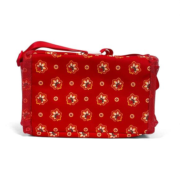 Vera Bradley Lighten Up NFL KC Chiefs Cooler New $110 Red Yellow Bandana Tote - Picture 5 of 12